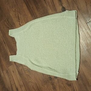J. Crew Light Mint Green Knit Sweater Vest Tank Top A44